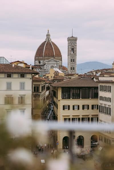 View of Florence Duomo from a Rooftop. Italy Travel Specialist. Italy Travel Advisor