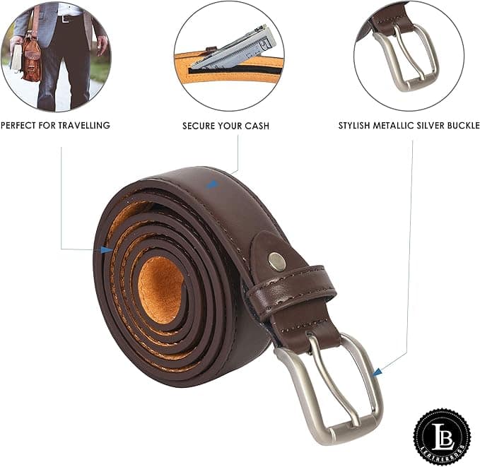 A hidden zipper belt is a helpful travel item and travel essential